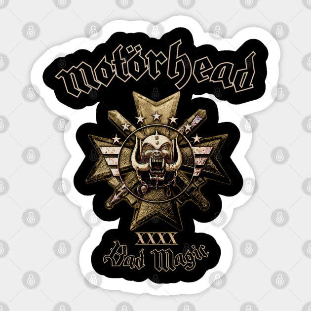 Metal Legends Motorhead's Timeless Onstage Power Sticker by Silly Picture